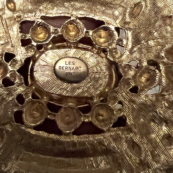 CLEARANCE $159 LES BERNARD COUTURE Runway Statement Choker Necklace Vintage - Picture 4 of 4